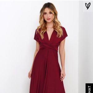 Lulus Always Stunning Convertible Dress